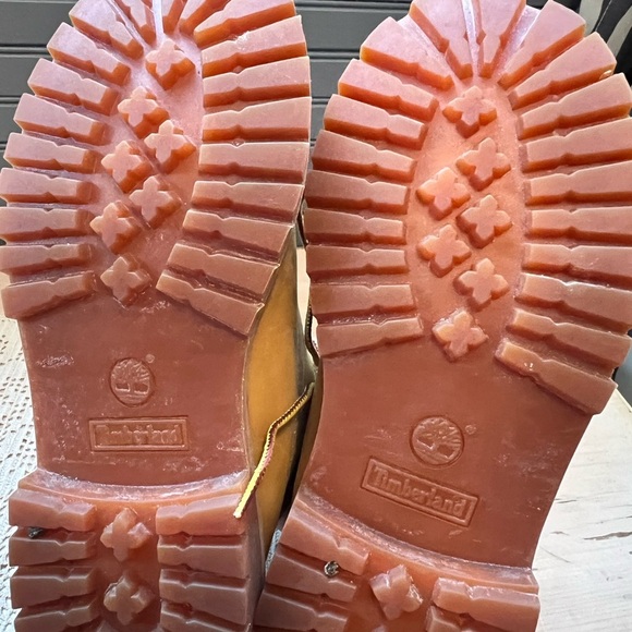 Timberland 6-Inch Premium Size 3M Boot Kids Wheat Leather Lace-up Waterproof - Picture 9 of 9